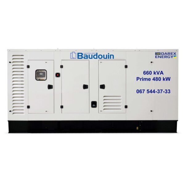 Дизель-генератор 480кВт DE-660BDS Baudouin